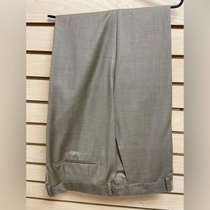 SANTORELLI FASHIONABLE MEN WOOL PANTS MADE IN ITALY SIZE 42 INSEAM 31 MSRP $279